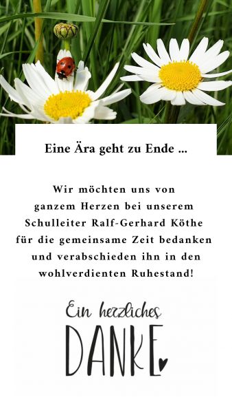 Eine Ära geht zu Ende... - Gymnasium-Wilhelm-von-Humboldt